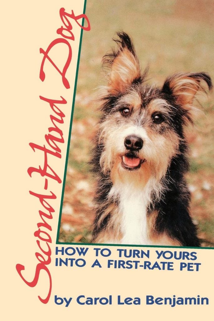 Book cover of "Second Hand Dog" a manual for rescue dog ownership.