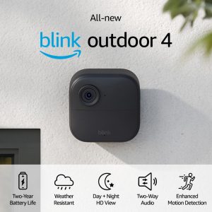 Blink outdoor/indoor cameras with motion detection.