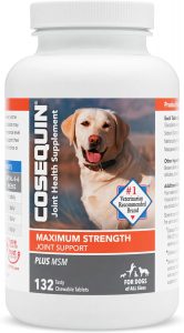 Cosequin supplements for senior dogs.
